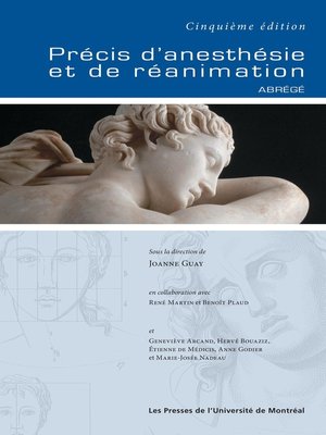 cover image of Précis d'anesthésie et de réanimation--Abrégé de la cinquième édition